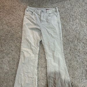 Pilcro Anthropologie Corduroy Pants cotton pearl ivory Women’s Size 29
